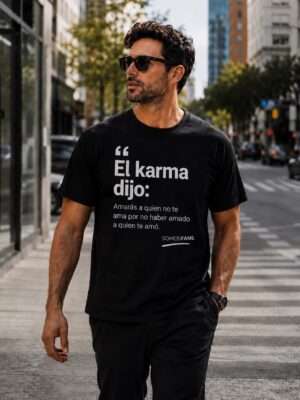 El karma dijo amaras a quien no te ama por no haber amado a quien te amo