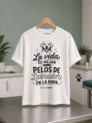 La vida es mejor con pelos de labrador en la ropa